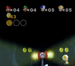 Lives counter in New Super Mario Brothers