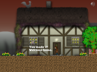 You made it! Welcome home.