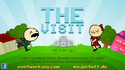 The Visit title screen