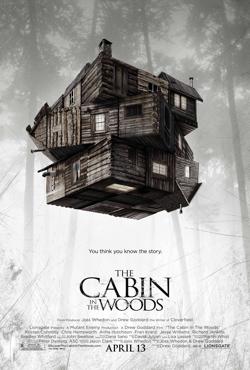 Movie poster for 'The Cabin in the Woods'